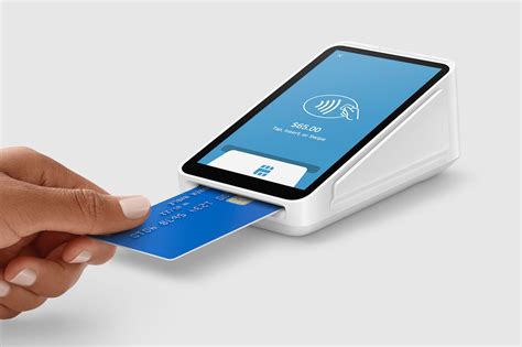 square credit card payment machine.